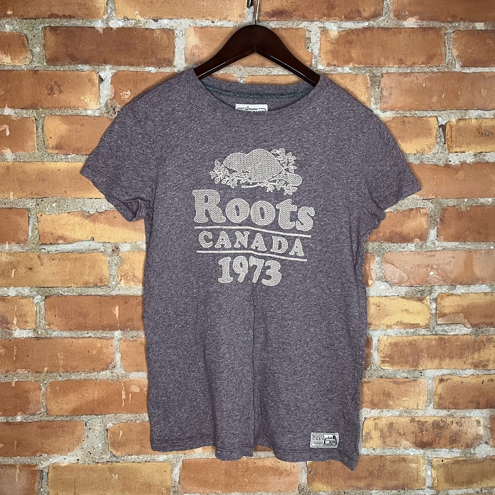 Roots T-Shirt + Purple + Small